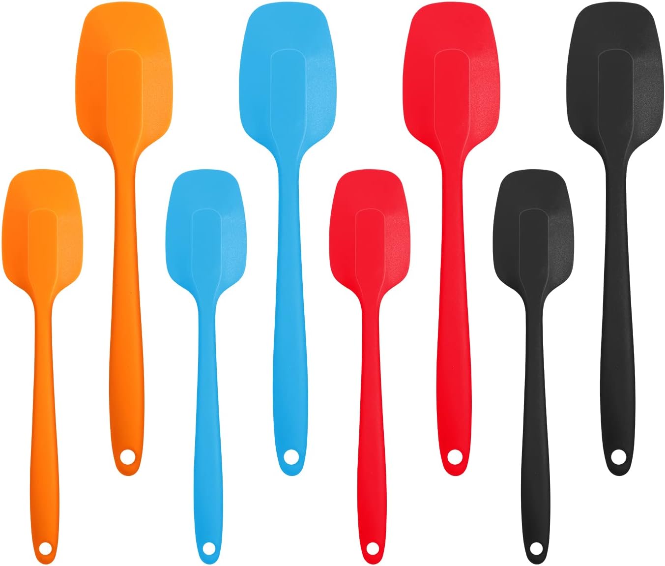 Tivvck 8Pcs Silicone Spatula,Rubber Spatula Heat Resistant