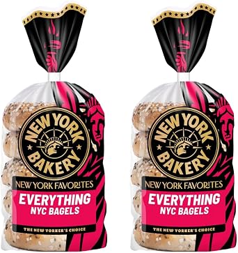 Everything Bagels 2x5 pack New Yorks Bakery 2x5 Bagels