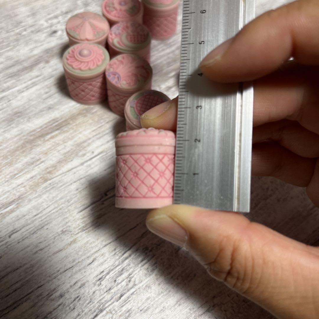 英国製　handcast ミニチュア　ハンドキャスト　花細工　12個セット 英国製 handcast ミニチュア ハンドキャスト 花細工 12個セット