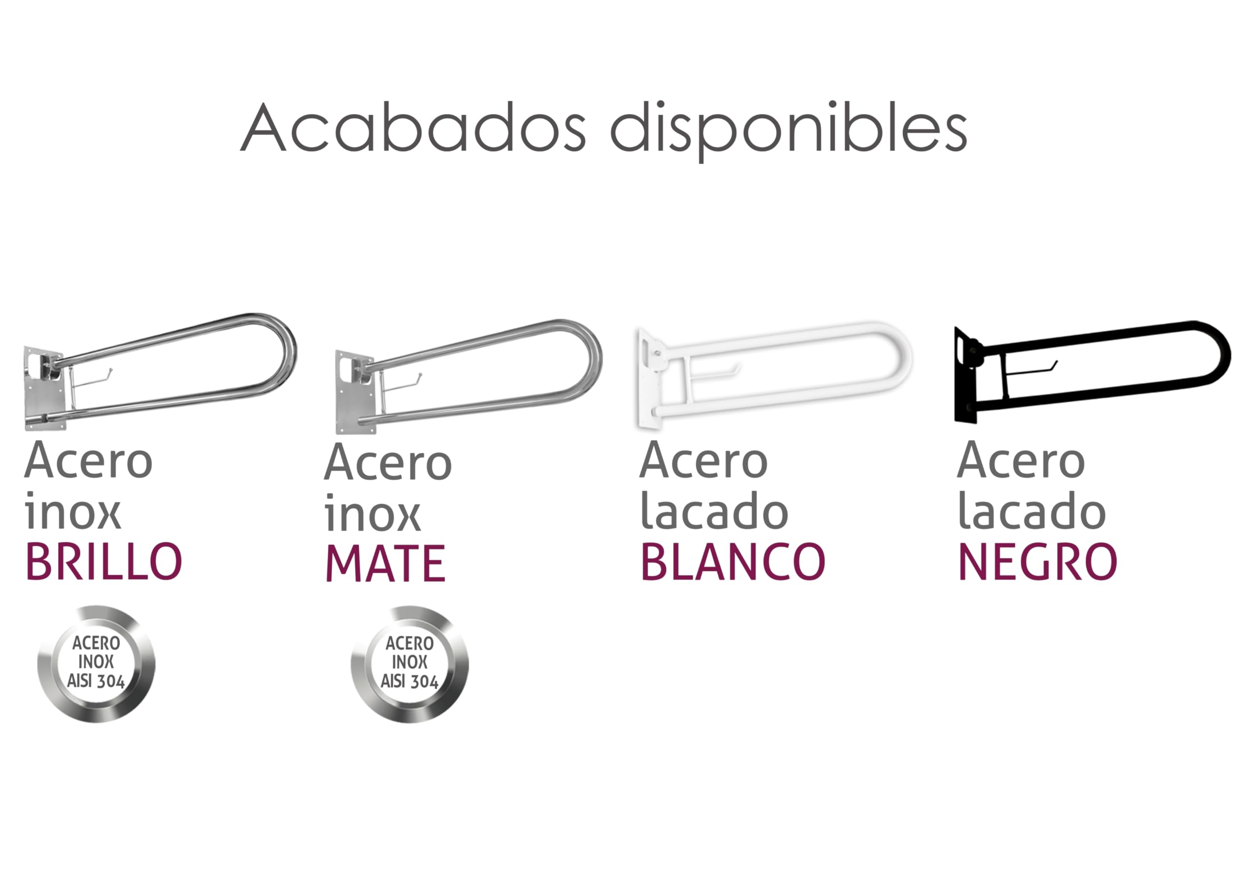 Barra Abatible de Acero con Portarrollos Incorporado, Barra Baño Minusválido, Barra WC Seguridad Giratoria y Plegable a Pared, Negro Mate, 73 cm