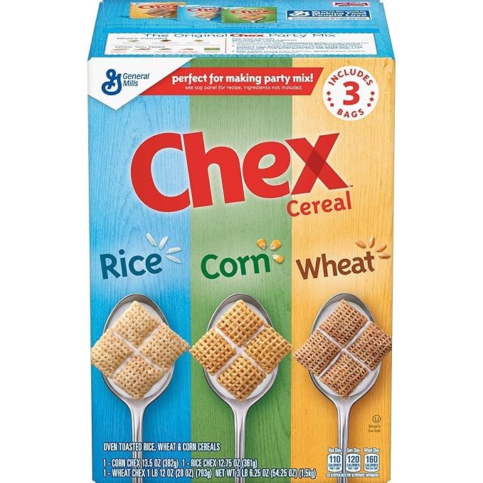 Mix Triple Chex Rice, Wheat and Corn, 3 Pound