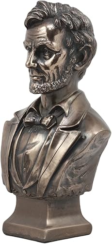 Miniatura 3 de Ebros Gift Estados Unidos de América 16º presidente Abraham Lincoln Busto Estatua inspiradora 7.5 pulgadas de alto guerra civil líder