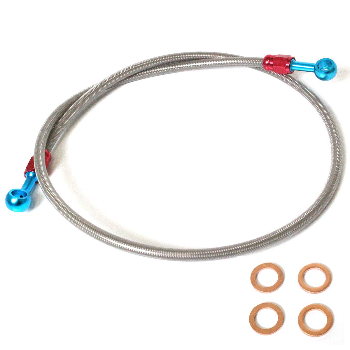 新品未使用 ハーレー用 ブレーキホースステンレスメッシュ AN-3 1321mm 新品未使用 ハーレー用 ブレーキホースステンレスメッシュ AN-3