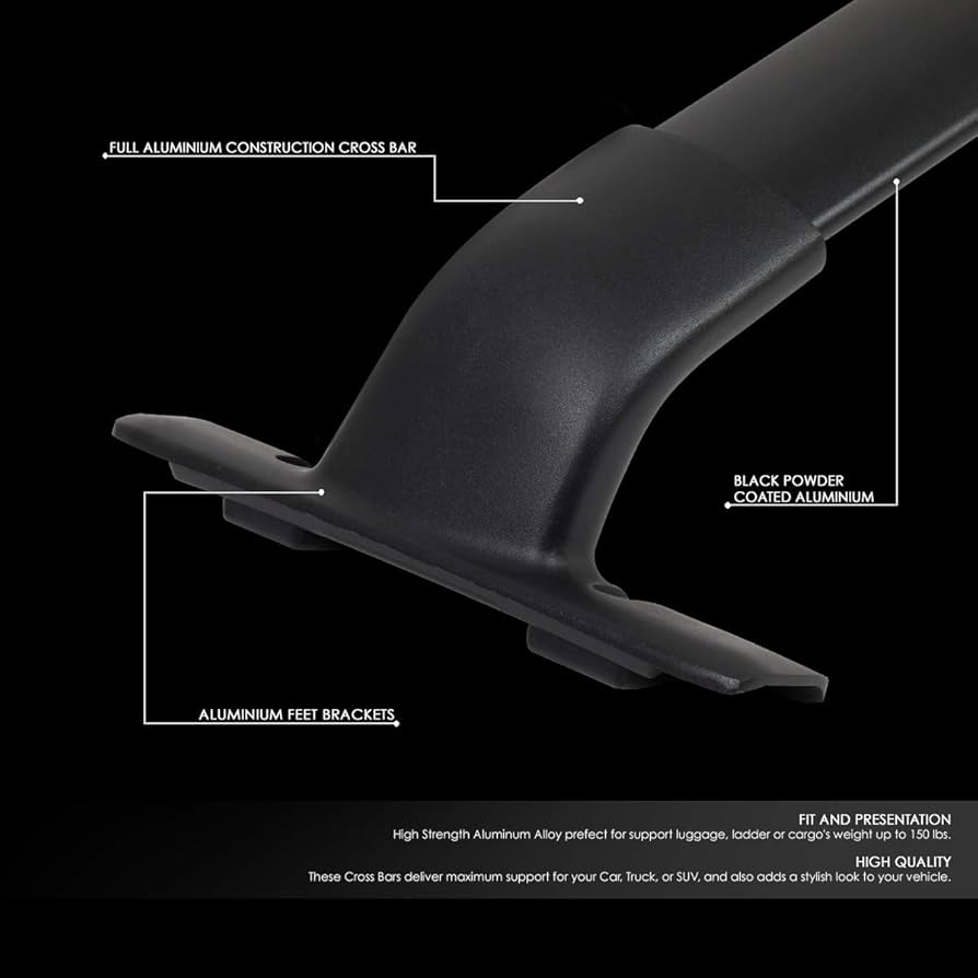 Amazon.com: DNA MOTORING PT-ZTL-8072 Pair Aluminum Car Roof