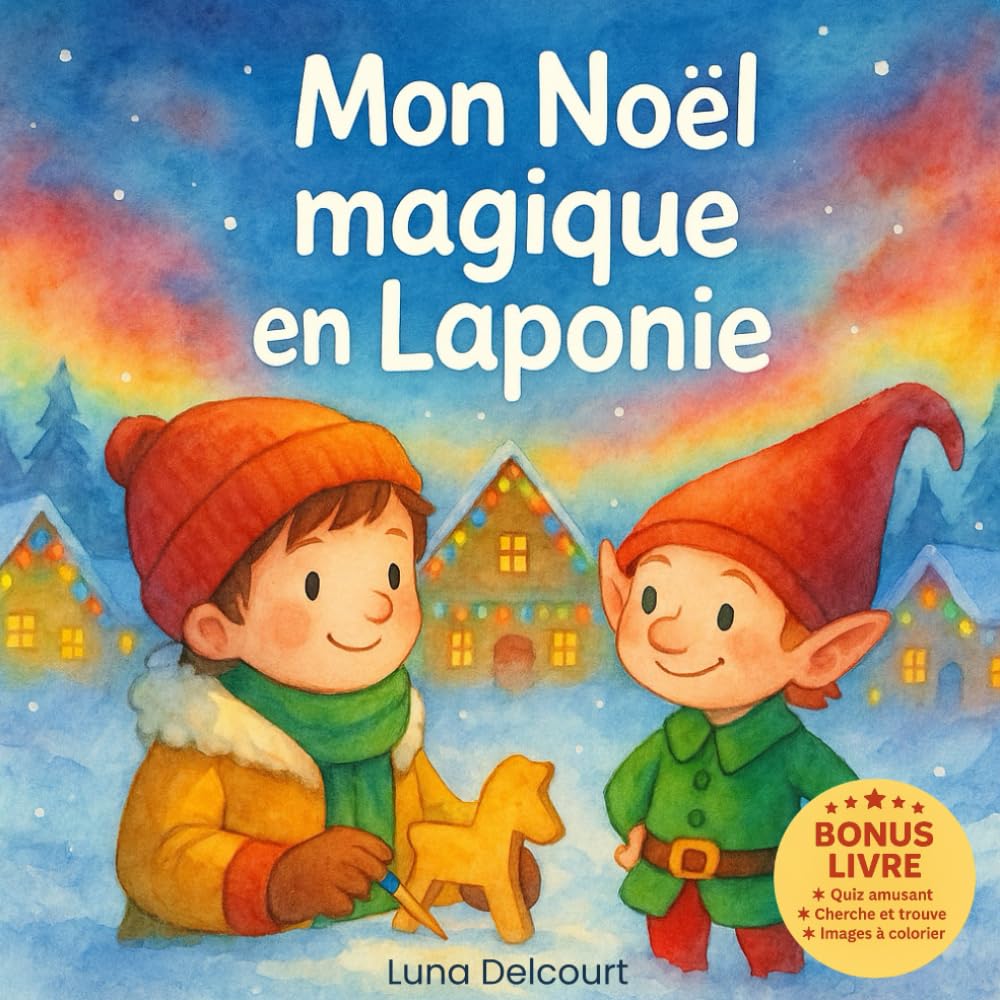 Mon Noël magique en Laponie: Conte de Noël féerique au cœur de la Laponie enchantée