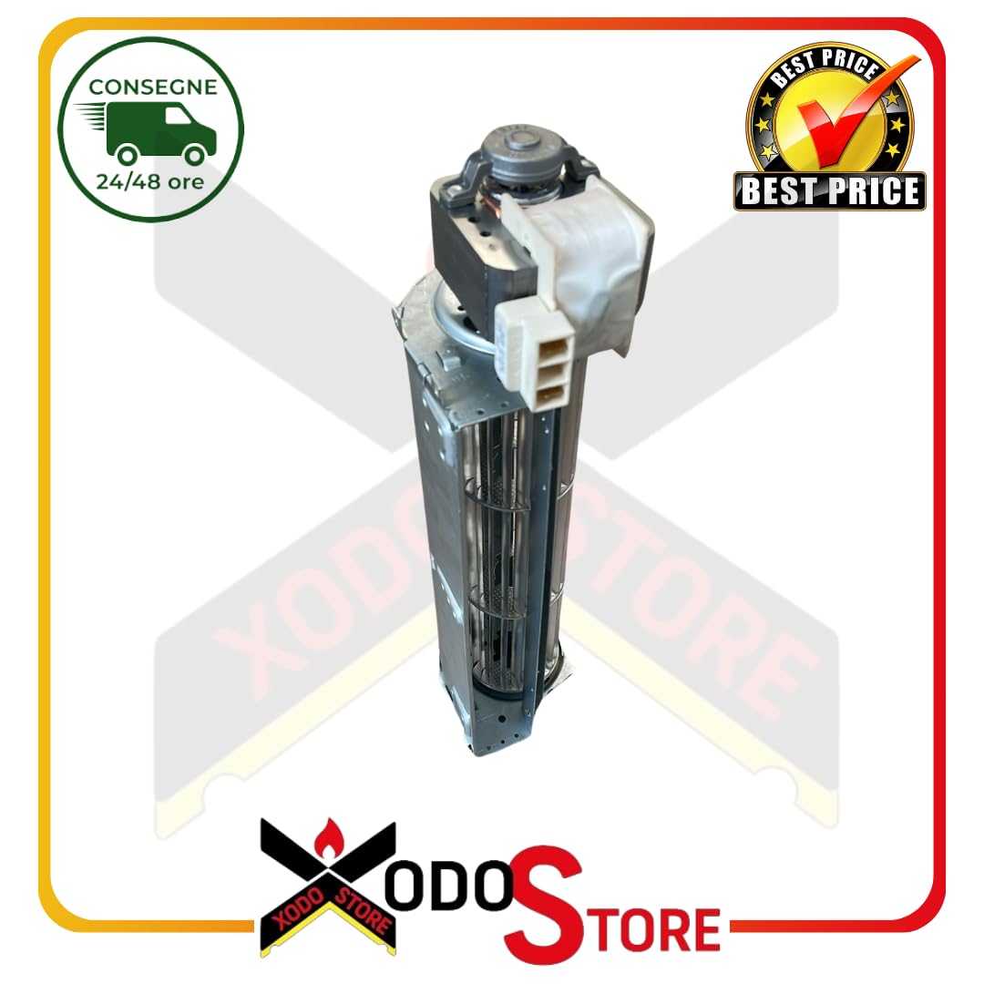 Ventilatore Tangenziale ORIGINALE PER MONTEGRAPPA cod. 1040021000 Ventola 60x270 mm 45W 260 m³/h Per Caldaie LI8 Evo, LP6, LP9, LS6/9 Evo, NP7/10 Evo, NX10 Evo