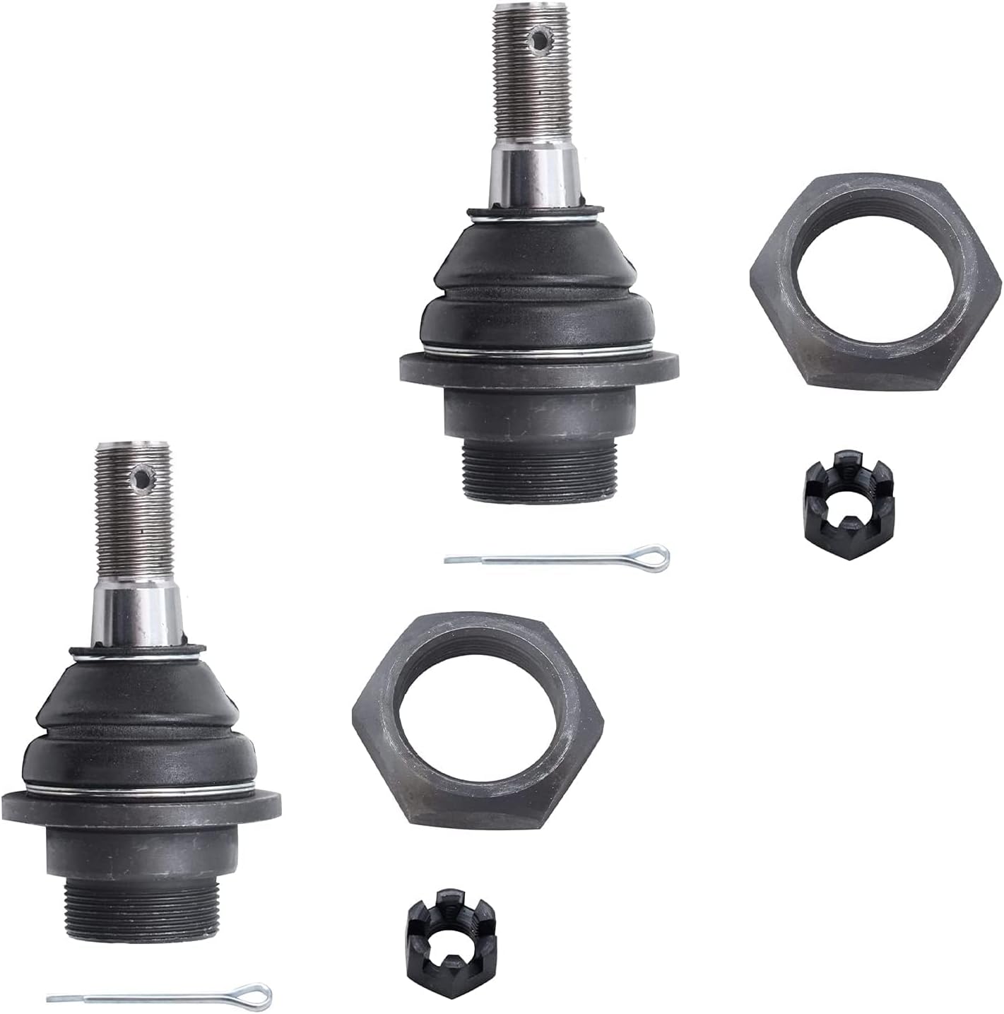 Detroit Axle - Front 4pc Suspension Kit for 98-04 Nissan Frontier, 00-04 Xterra, 2 Lower Ball Joints 2 Inner Tie Rod Ends 1998 1999 2000 2001 2002 2003 2004 Replacement