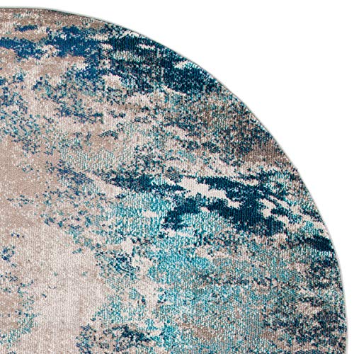 Safavieh MAD440M-5R Madison Collection Area Rug - 5' Round thumb #4