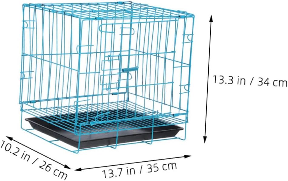 LIOOBO Pet Carrier for Cats Bunny Cage Wire Pet Cage Portable Kitten Carrier Hard Shell