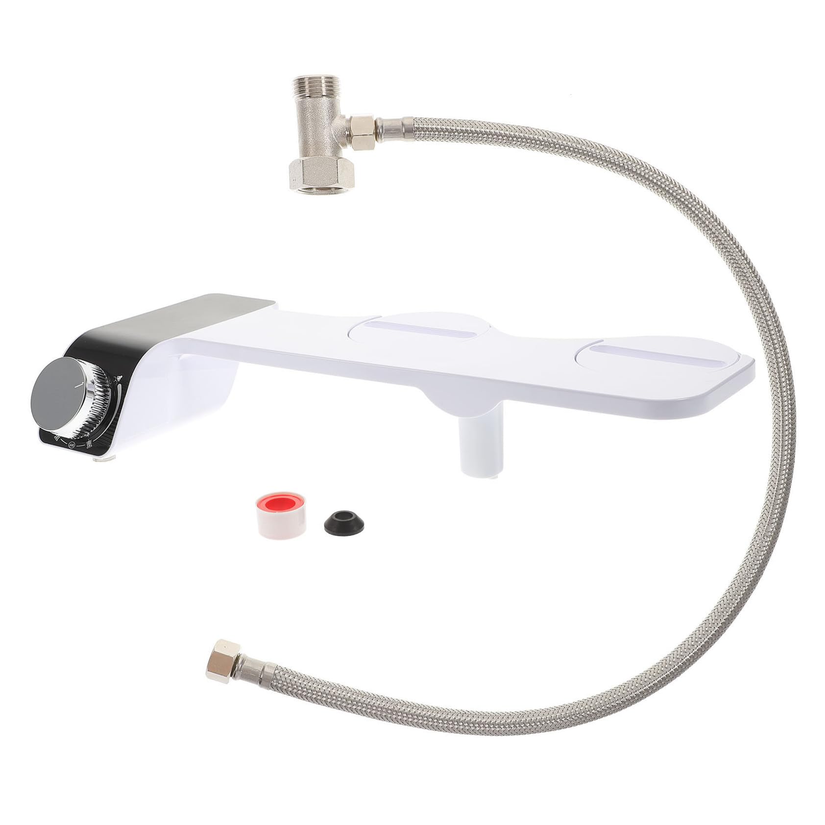 Accesorio de Bidé No Eléctrico Autolimpiante para Inodoro, Blanco