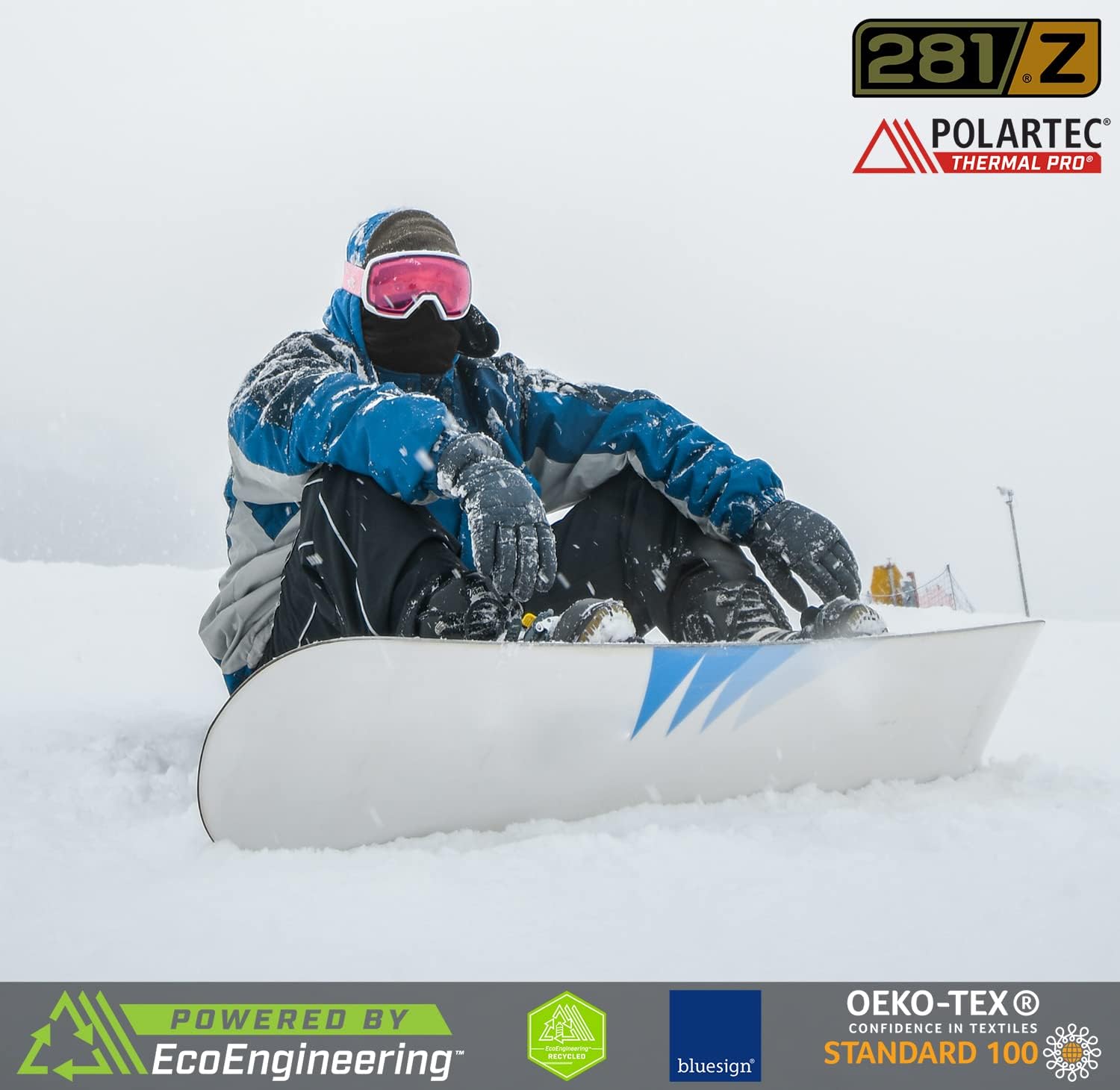 281Z Winter Warmer Neck Gaiter - Military Outdoor Sport - Polartec Thermal Pro Fleece Tube Scarf - Image 4