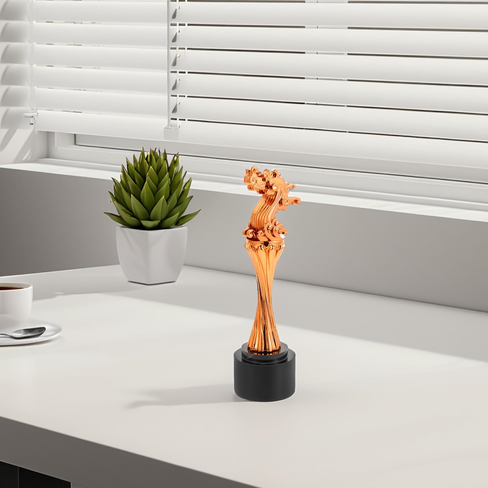 Baluue Dekorativer Ehrenauszeichnung Handwerkskunst als Detaillierter Trophäenpokal Kunstharz und Kristall mit Einzigartigem Design für Drachenbootrennen bei Teamwettbewerben