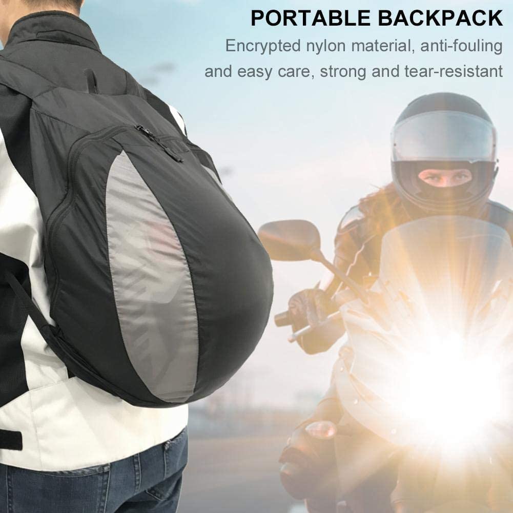 Sac à dos de moto, grand 28L anti - poussière, sac de rangement léger pour casque de moto, sport, entraînement, randonnée, voyage