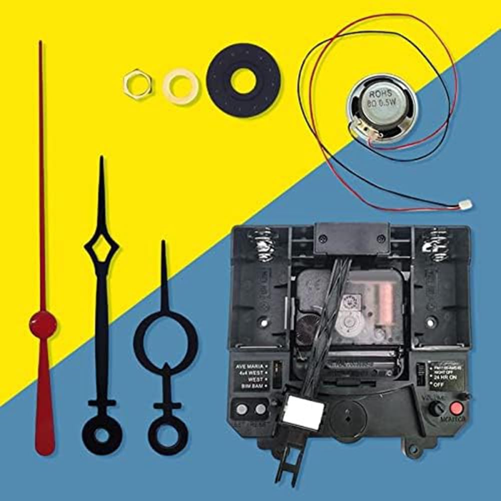 Quartz Pendulum Clock Movement, with Mobile Phoneaccessories Parts Repair Tool to Make Long Axis Replacement Spare Parts Accessories for Repair