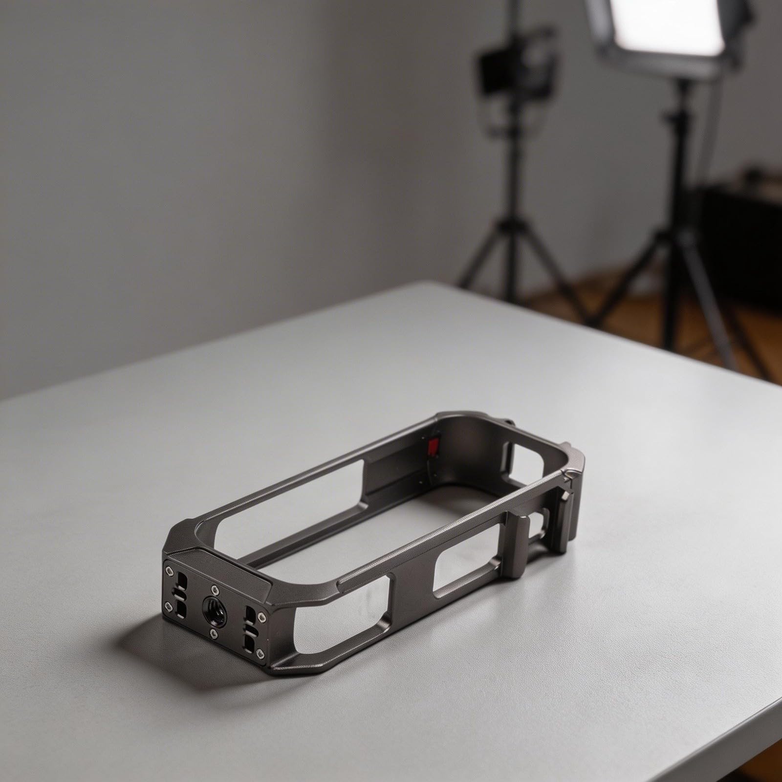 Aluminiowa metalowa obudowa z zimnym obuwiem do Insta360 X4 Air – wytrzymałe etui ochronne z lekkiego metalu, czarne