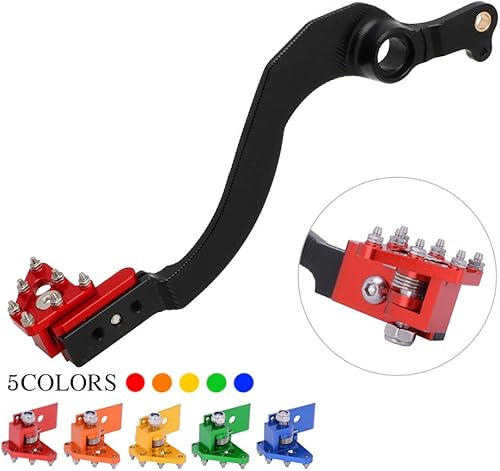 Miniatura 2 de JFG RACING Palanca de pedal de freno trasero plegable para motocicleta CNC para CRF250R 2004-2024 CRF450R 2005-2024 CRF450RX 2017-2024 CRF250RX