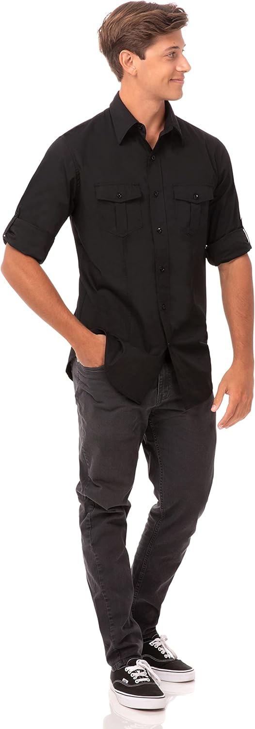 Chef Works mens Pilot Shirt