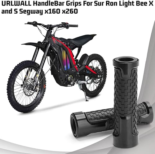 Miniatura 2 de URLWALL Throttle Grips, Motorcycle Gas Throttle Handlebar for Sur Ron Light Bee X and S Segway x160 x260, Non-Slip Foldable Electric Motorbike Gips