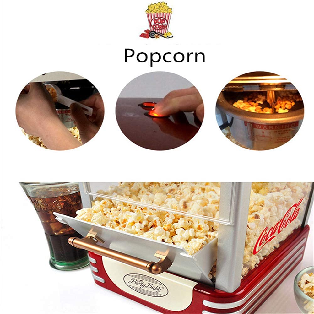 ポップコーンマシン　POPCORN ホームパーティでも大活躍 Amazon｜市販のポップコーンマシン、アンティークカウンタートップ