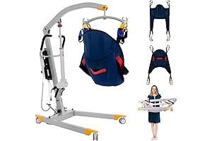 Electric Hoyer Lift for Home Use - Efficient Electric Body Transfer Lift with MOTECK Motor