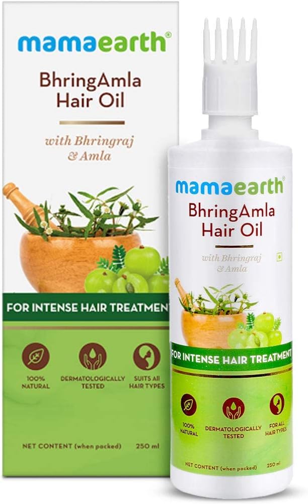 Bhring Amla Hair Oil With Bhringraj & Amla, 250ml