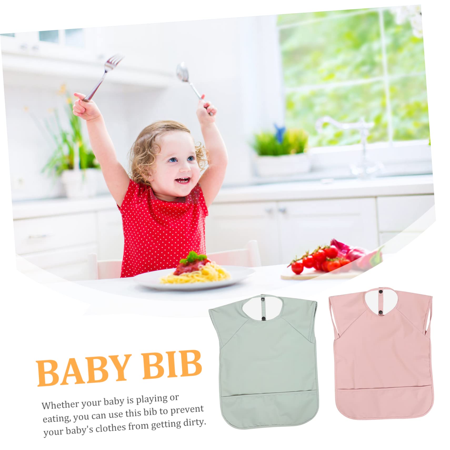 ORFOFE Bébé Qui Un Bavoir Bébé Peinture Blouse Bavoir Imperméable Pour r Pour r Pour Manger r Pour Enfant En Âge rs Unité Centrale