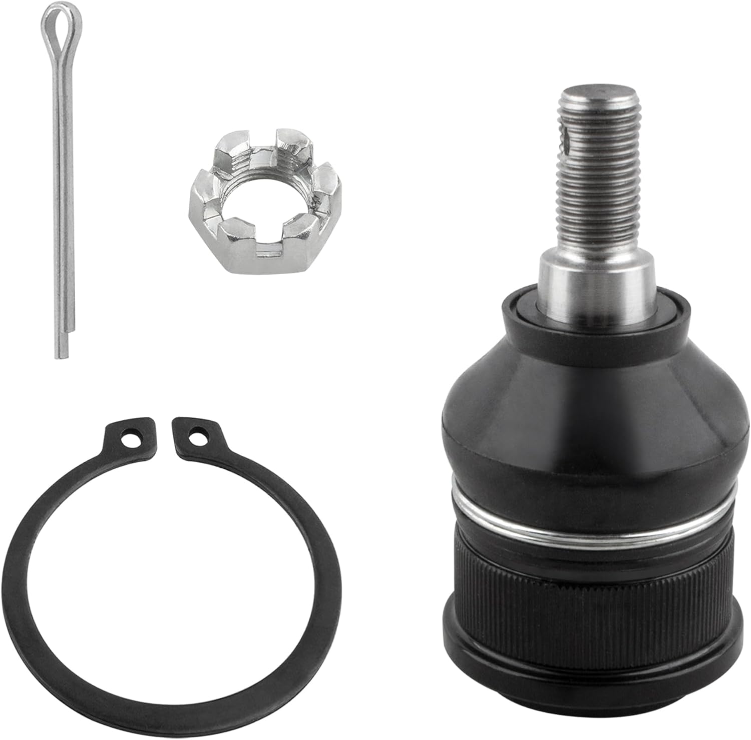 K90332 ES3581 EV469 Front Inner & Outer Tie Rod Ends Lower Ball Joints for Acura El 2001 2002 2003 2004 2005 Honda Civic 2001-2005, Pack of 6