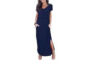 Smallshow Maternity Nursing Dresses: Comfort and Convenience for Breastfeeding