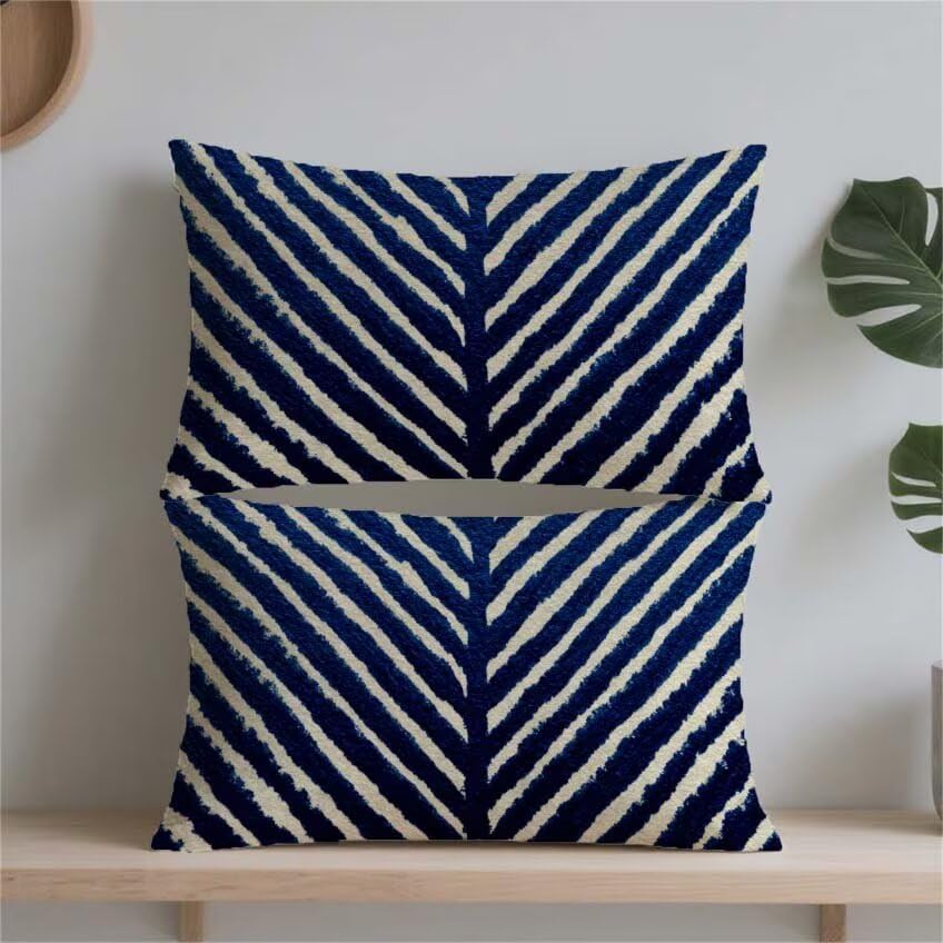 Housse de coussin 70x90cm imperméable anti tache pour canapé extérieur - 2