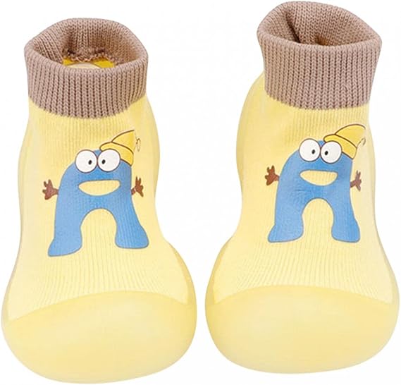Amazon Co Jp ファーストシューズ Kaoayi 赤ちゃん靴下 ソックス ベビー ベビーカバーソックス 子供 靴下靴 レタープリント キャンディーカラー キック 子供 幼児の靴 ソフトソール 通気性 屋内靴下 ファッション