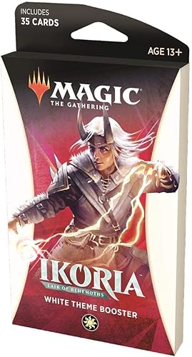 Miniatura 3 de Magic The Gathering: Magic The Gathering: Ikoria: Lair of Behemoths - Paquete temático - Blanco (35 cartas)