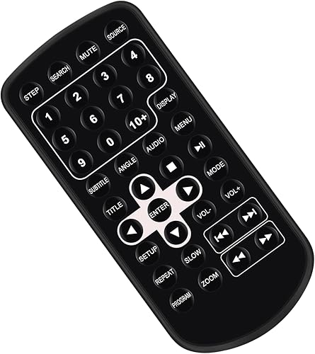 NS-DD10PDVD19 - Control remoto reemplazado - ALLIMITY - apto para reproductor de DVD portátil Insignia de 10 pulgadas de pantalla dual NS-DD10PDVD19