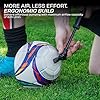 NIVIA Double Action Ball Pump, with Needle Air Pump for Sports Football, Volleyball, Basketball, Rugby, Soccer Ball, Other Inflatable Balls, Stainless Steel Pin Air Pump (Black)