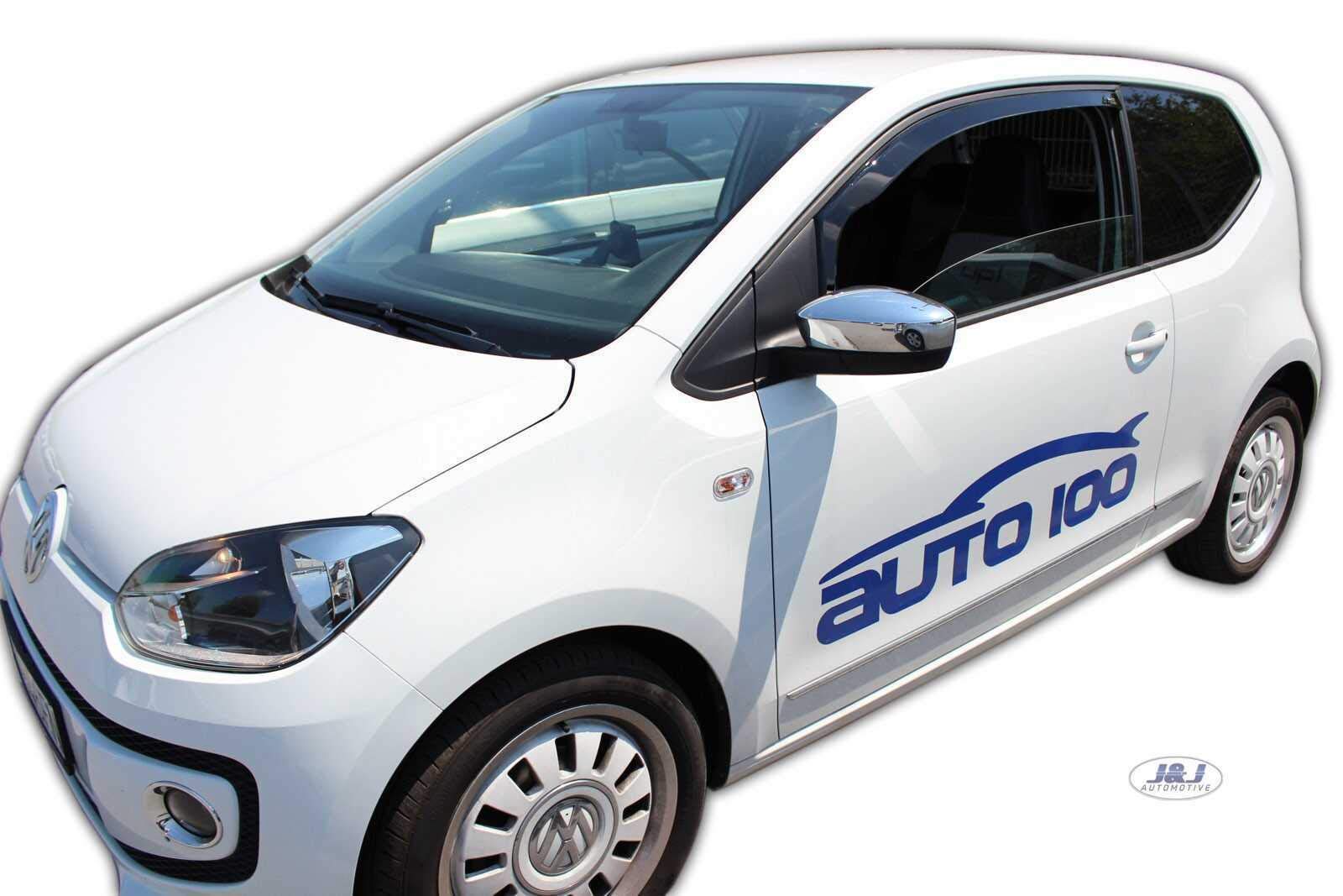Deflettori D'Aria Heko Per Volkswagen Up! 3 Porte (dal 2012) - Antipioggia, Fumé, Set Di 2