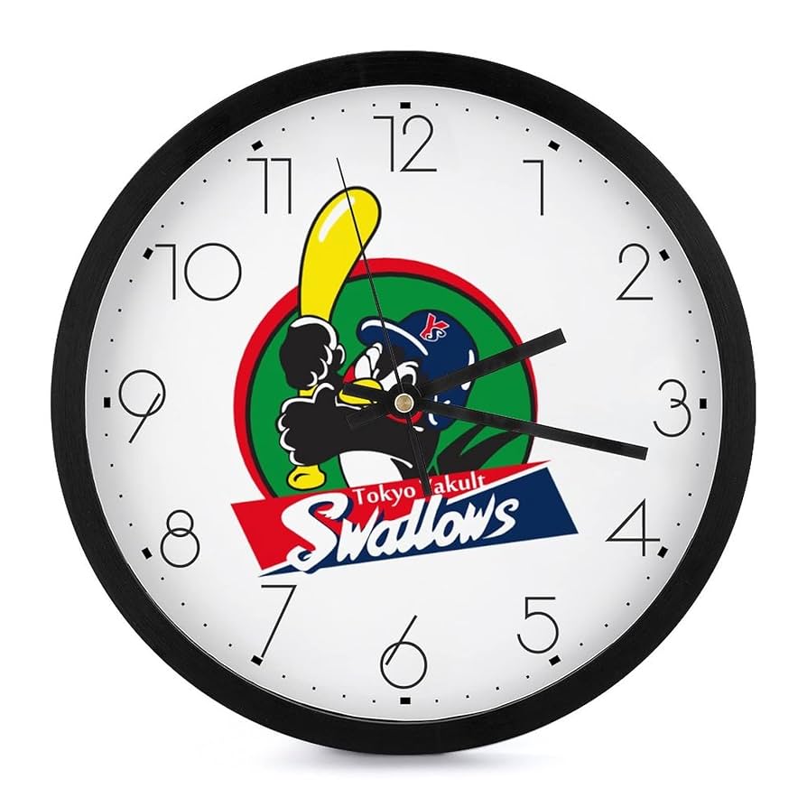 つば九郎　掛け時計　東京　ヤクルトスワローズ Amazon.co.jp: 掛け時計 東京ヤクルトスワローズ つば九郎