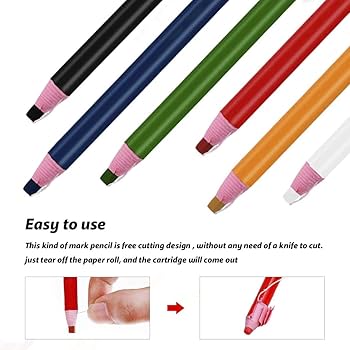 Amazon.co.jp: JIAHG 9本 アソートカラー ピールオフ チャイナマーカー