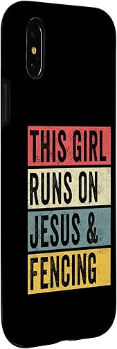 Miniatura 6 de Funda divertida para iPhone 13 con diseño de perros de Jesús y esgrima, entrenador de esgrima, para papá