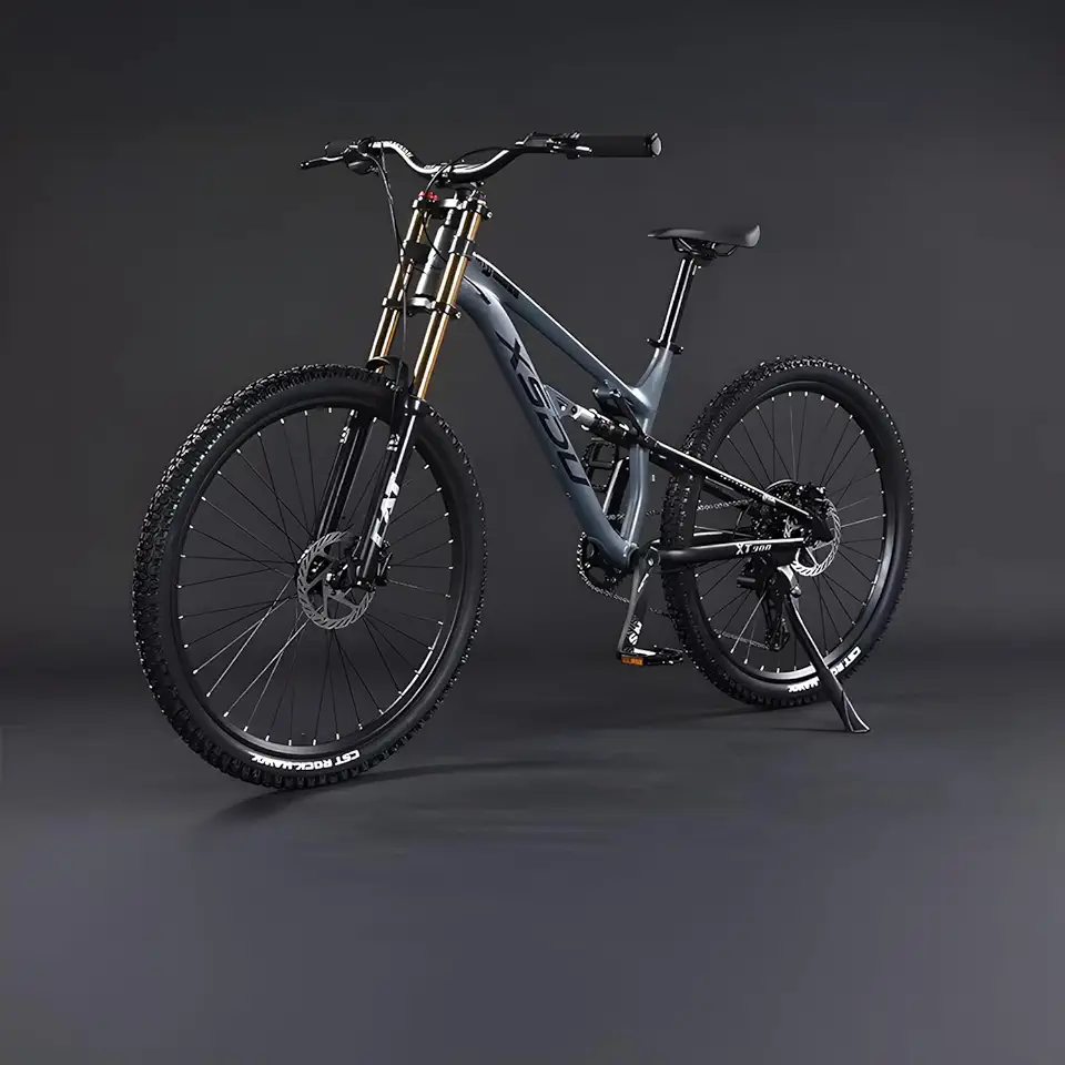 Bicicleta para Trilha Downhill MTB Suspensão Preparada Freios e Transmissão Shimano 17' Aro 27.5