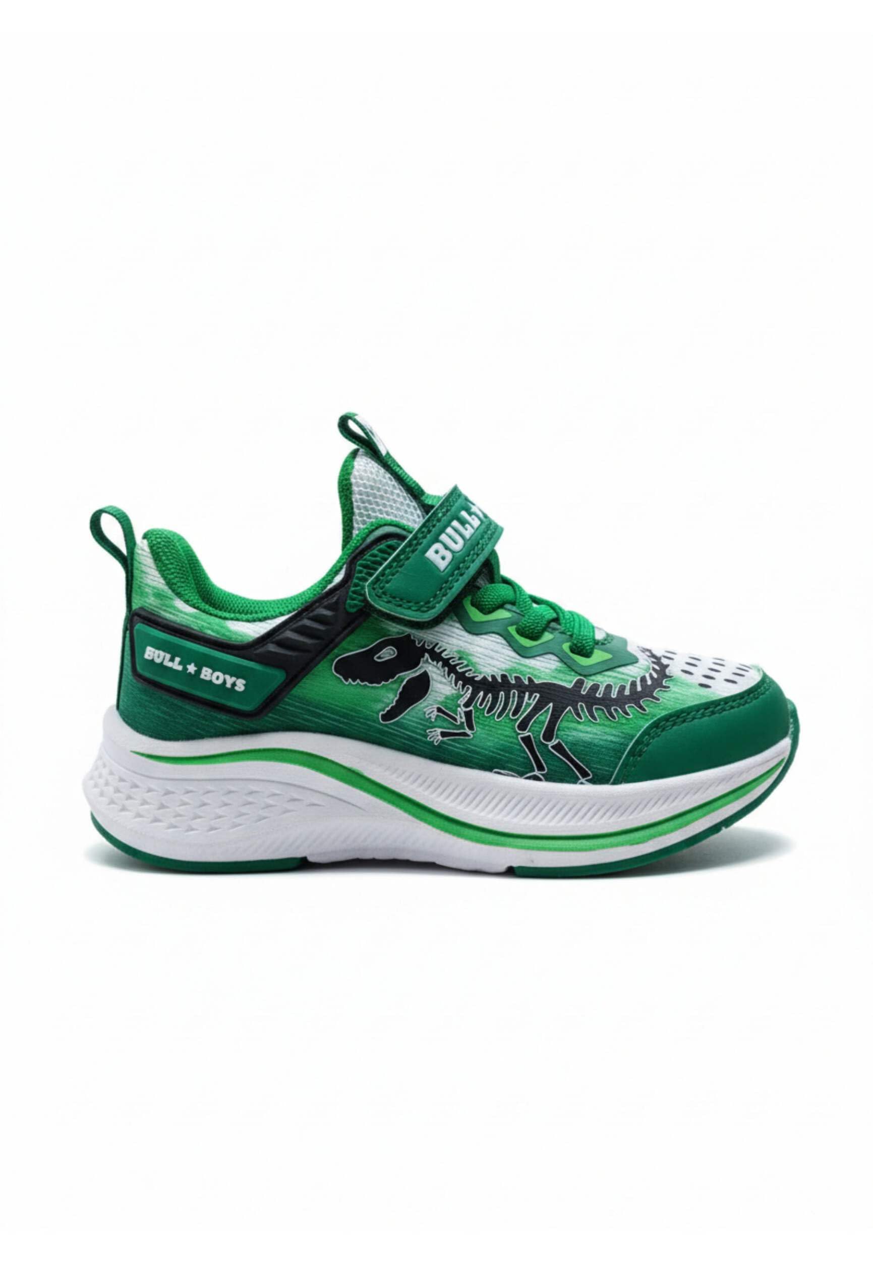 Bull Boys Scarpe Bambino DNAR5274 Uragano Rex Verde,con Audio Attivabile,a Strappo e Suola Ammortizzata
