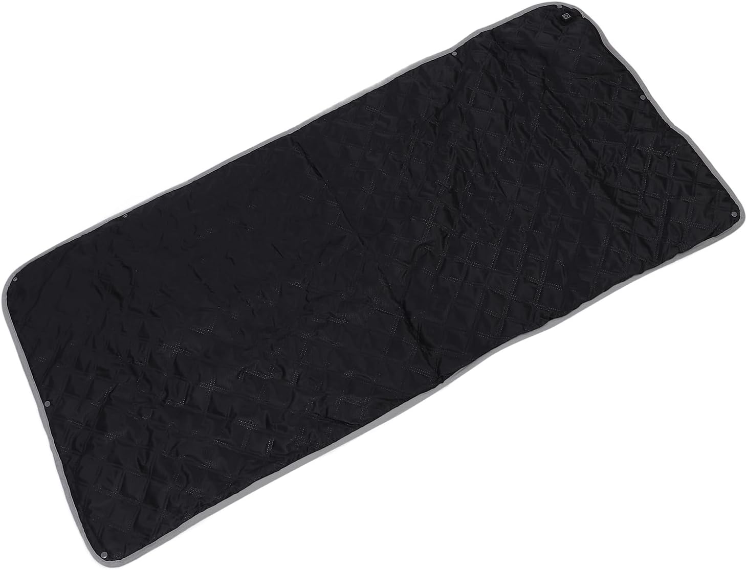 Luqeeg Heated Blanket, 3 Heating Levels, Heated Camping Blanket, Heating Pad, Comfortable Fleece Sleeping Bag Pad, Portable Mat for Camping, Picnic, Stadium (150cm*72cm)