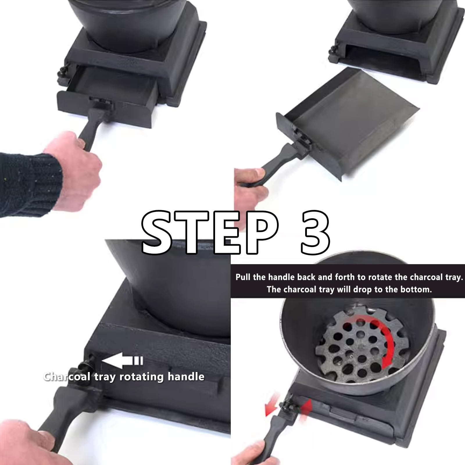Stufa a Legna Cucine da Campeggio Il Design Senza Fumo e Adatto All'uso in Tende Rifugi e for Cucinare Riscaldare e Fare Barbecue Quotidianamente