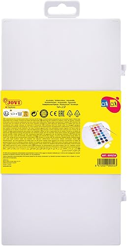 Miniatura 8 de Jovi Juego de pintura de acuarela; juego de 24 colores con pincel
