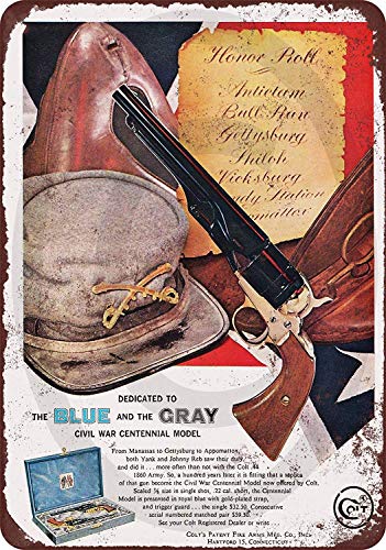 Colt Gun Affiche Étain Métal Mur Signe Vintage Plaque Rétro Attention Décorative Métallique Panneau pour Café Bar Chambre Hôtels Clubs Parc Cover