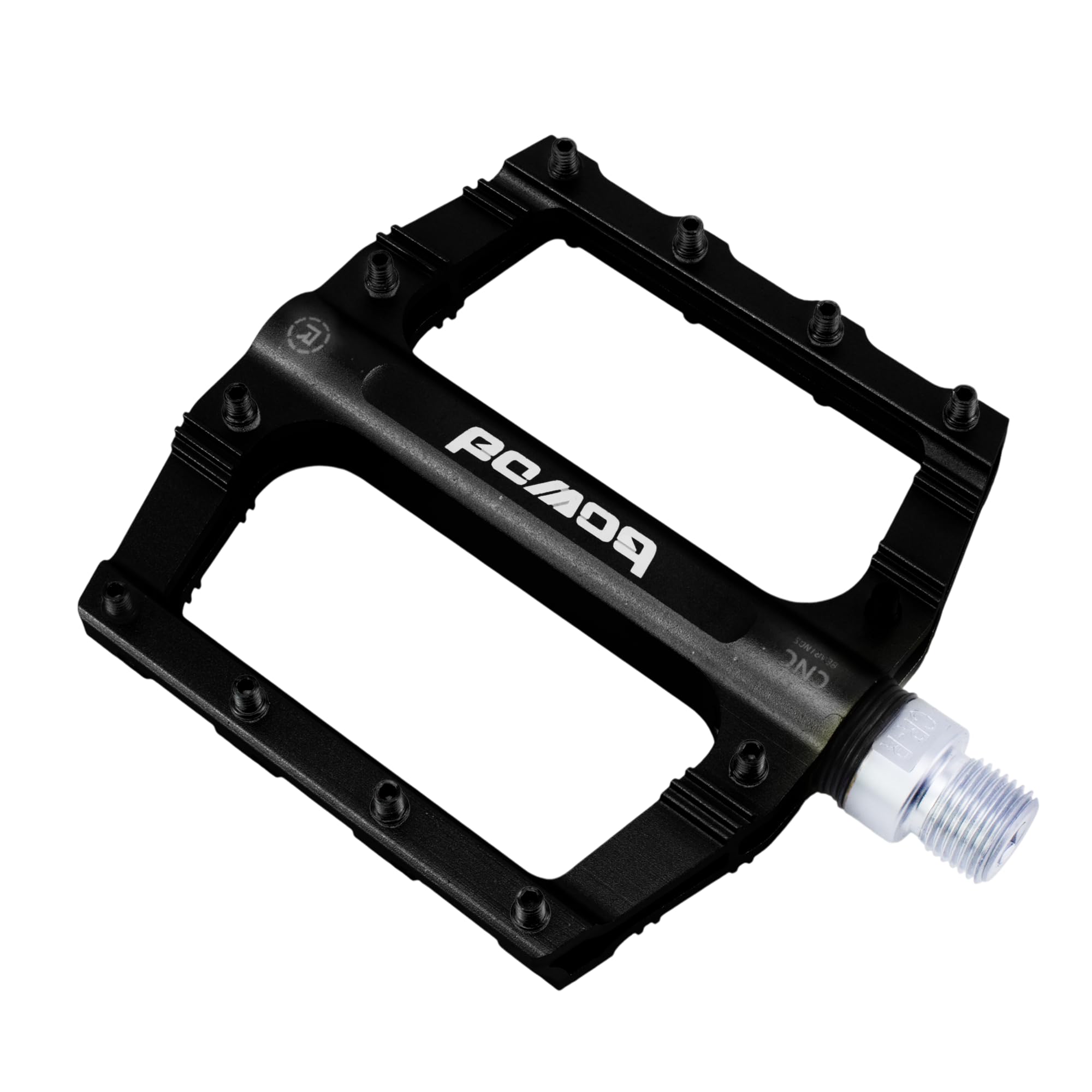 Lightweight Mountain Bike Pedals Nylon Fiber Bicycle Platform Pedals for Road MTB 9/16" - Fits Most Adult Bikes & Mountain Bikes &MTB, Road Bikes and Slip-Resistant Design Black โ image 1