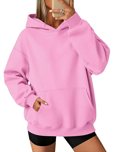 ATHMILE Womens Oversized Hoodies Fleece Sweatshirts Long Sleeve Sweaters Pullover