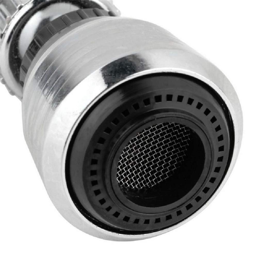 360 Degree Rotary Swivel Faucet Nozzle Anti-splash Water Filter Adapter Shower Head Bubbler Saver Tap for Bathroom Kitchen — view 3