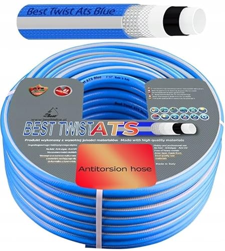 Gartenschlauch 1/2 Zoll 30m – 6-lagig, knickfest, verdrehsicher, Hochdruck 36 bar, langlebig, flexibel Gartenschlauch 1/2 Zoll 30m – 6-lagig, knickfest, verdrehsicher, Hochdruck 36 bar, langlebig, flexibel