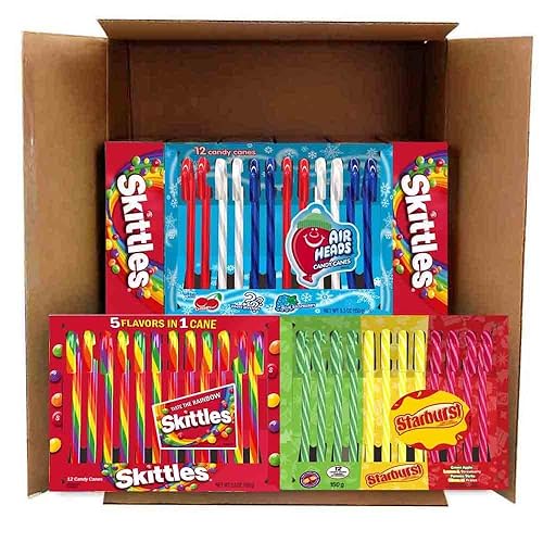 Skittles, Starburst y Airheads - Mezcla de bastones de caramelo - 144 unidades