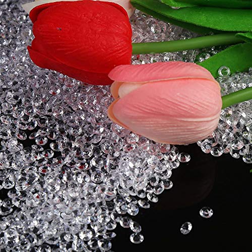 Diyasy 10000 Pcs Clear Wedding Table Scatter 5Mm Crystals Acrylic Diamonds Rhinestones For Table Centerpiece Wedding And Bridal Shower Decorations Vase Fillers #TOP5