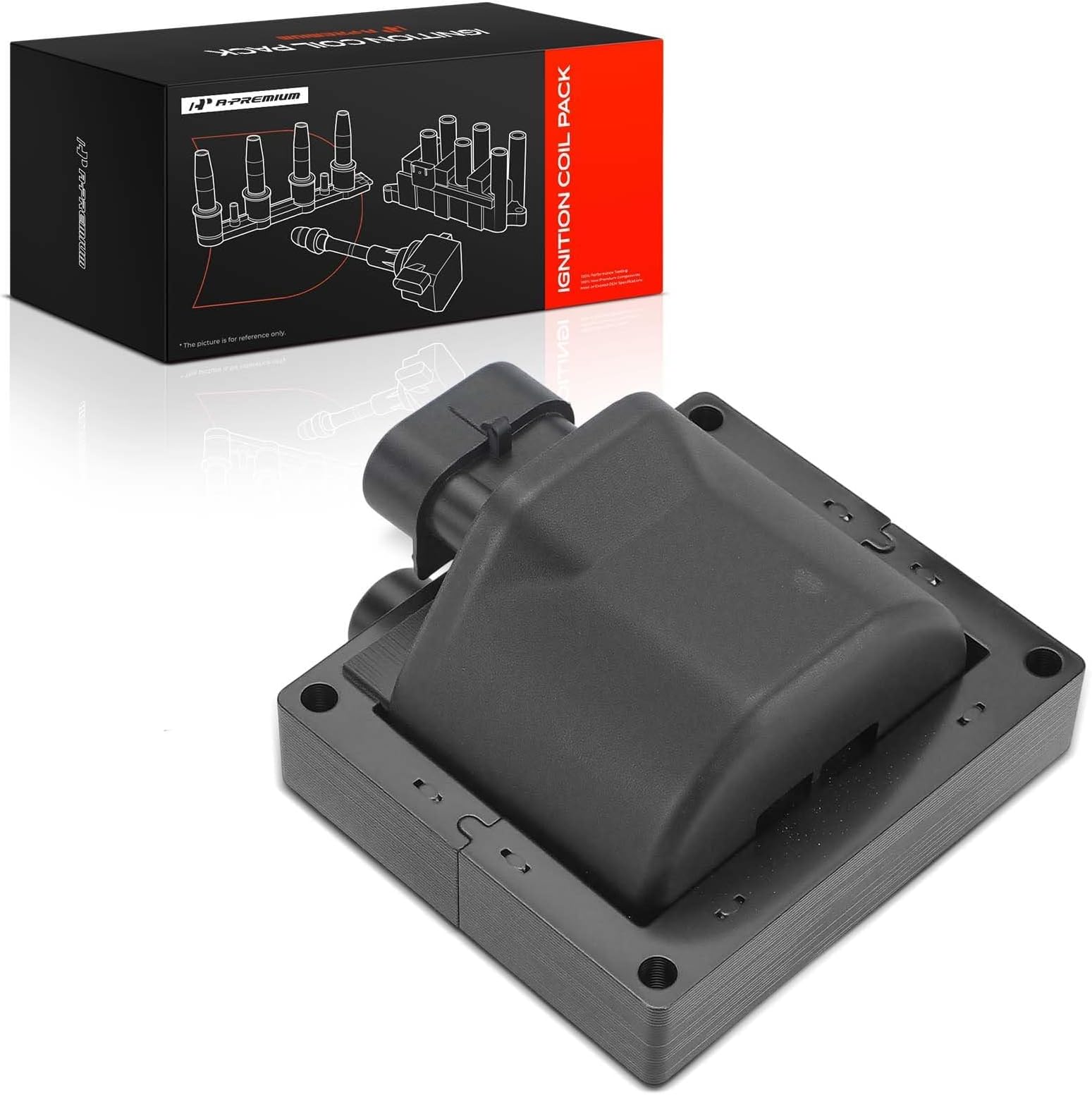 A-Premium Ignition Coil Pack Replacement for Chevrolet Silverado 1500 2500 Tahoe Blazer Astro S10 GMC Oldsmobile Pontiac Isuzu Buick Cadillac